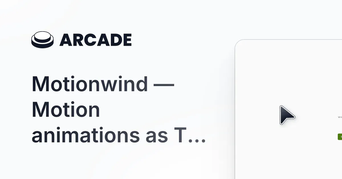 Motionwind 專案橫幅
