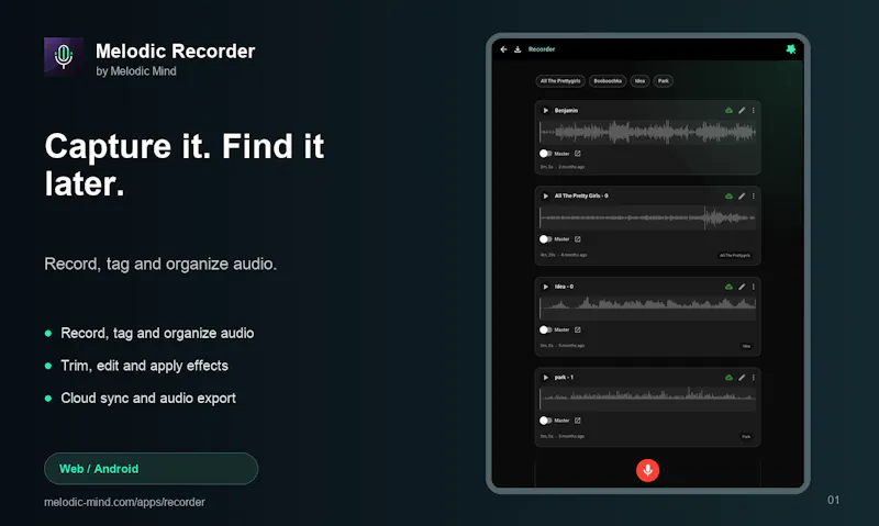 Melodic Recorder screenshot 1