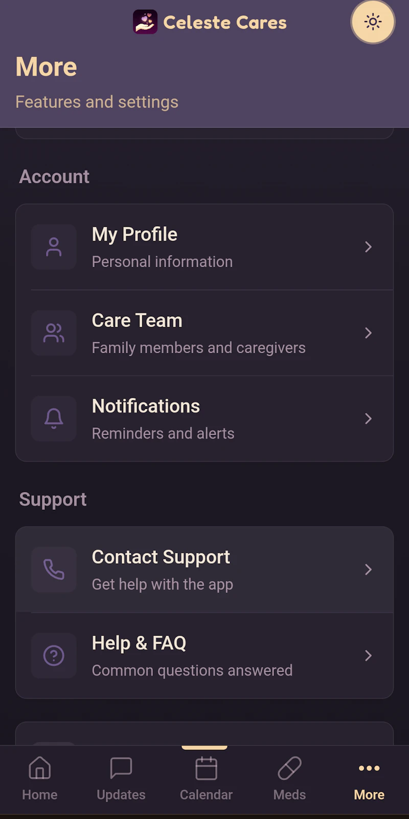 Celeste Cares screenshot 3