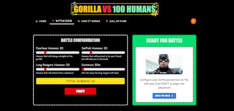 Gorilla vs 100Humans gallery image