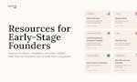 Resources for Early-Stage Founders image