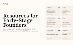 Resources for Early-Stage Founders media 1