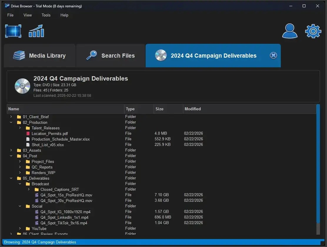 Drive Browser - Screenshot 3 showing product features and functionality