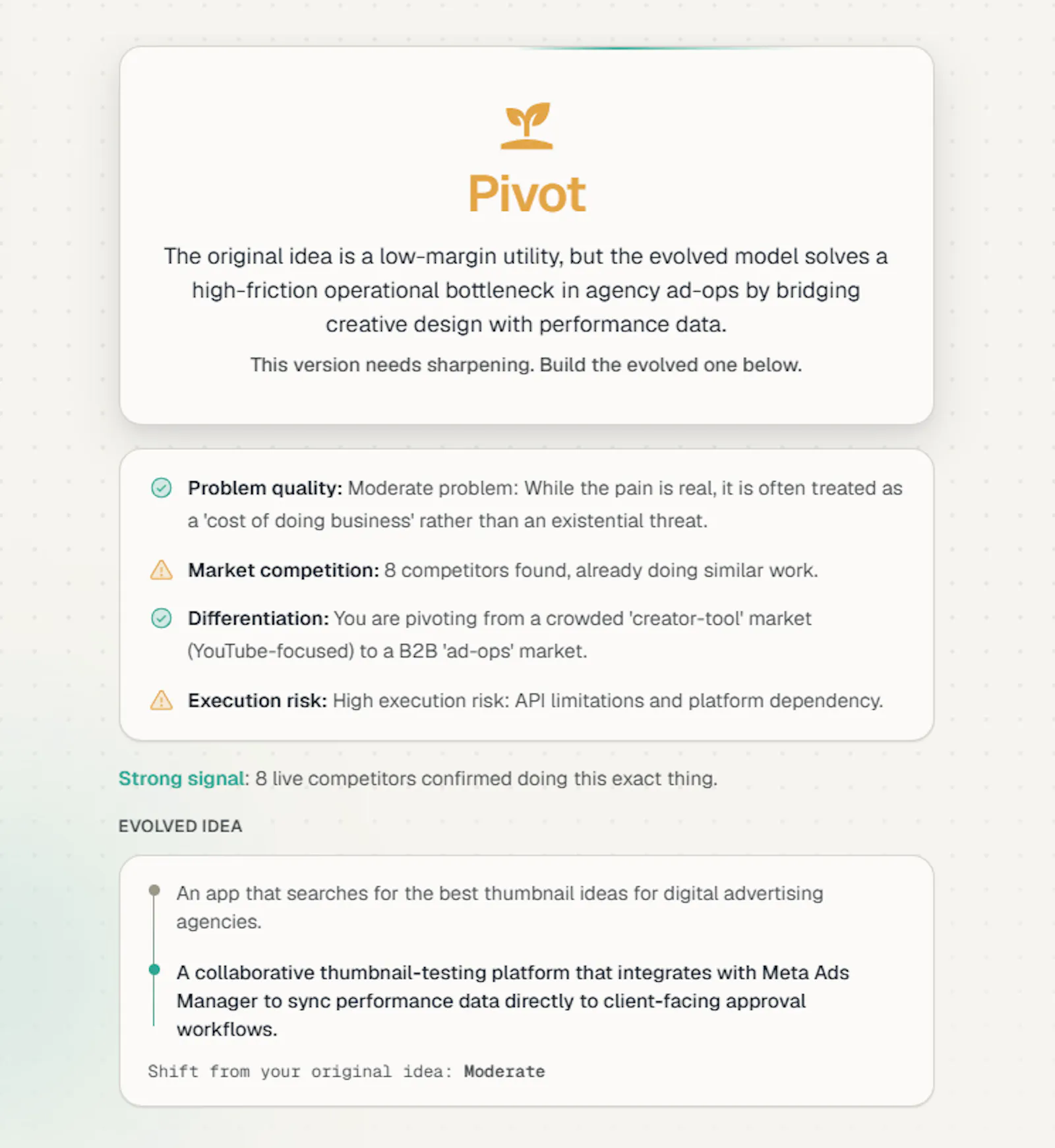 Founder Evolution AI screenshot 6