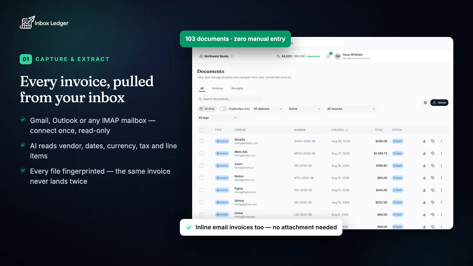 Inbox Ledger gallery image