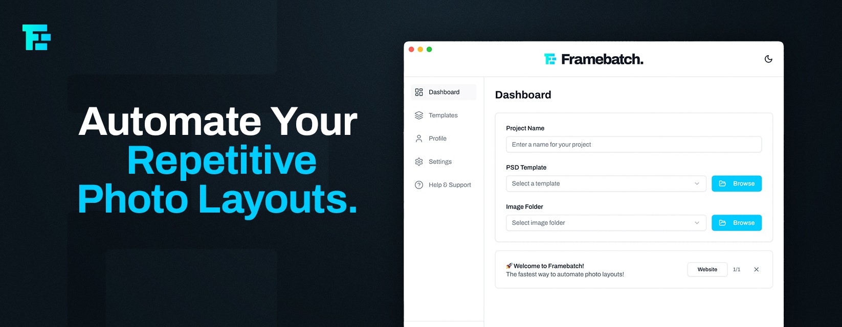 Framebatch - Automate Photoshop layouts in seconds on macOS media 2