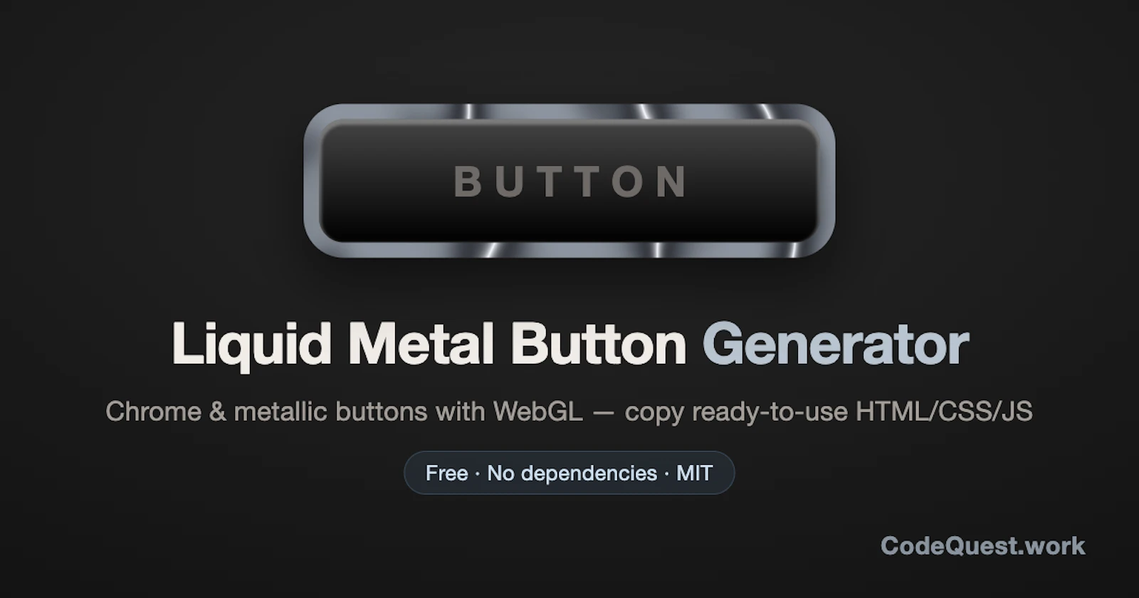 Liquid Metal Button Generator screenshot 1