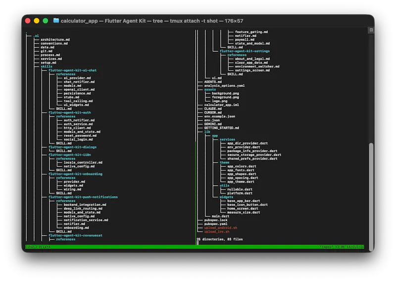 Flutter Agent Kit screenshot 1