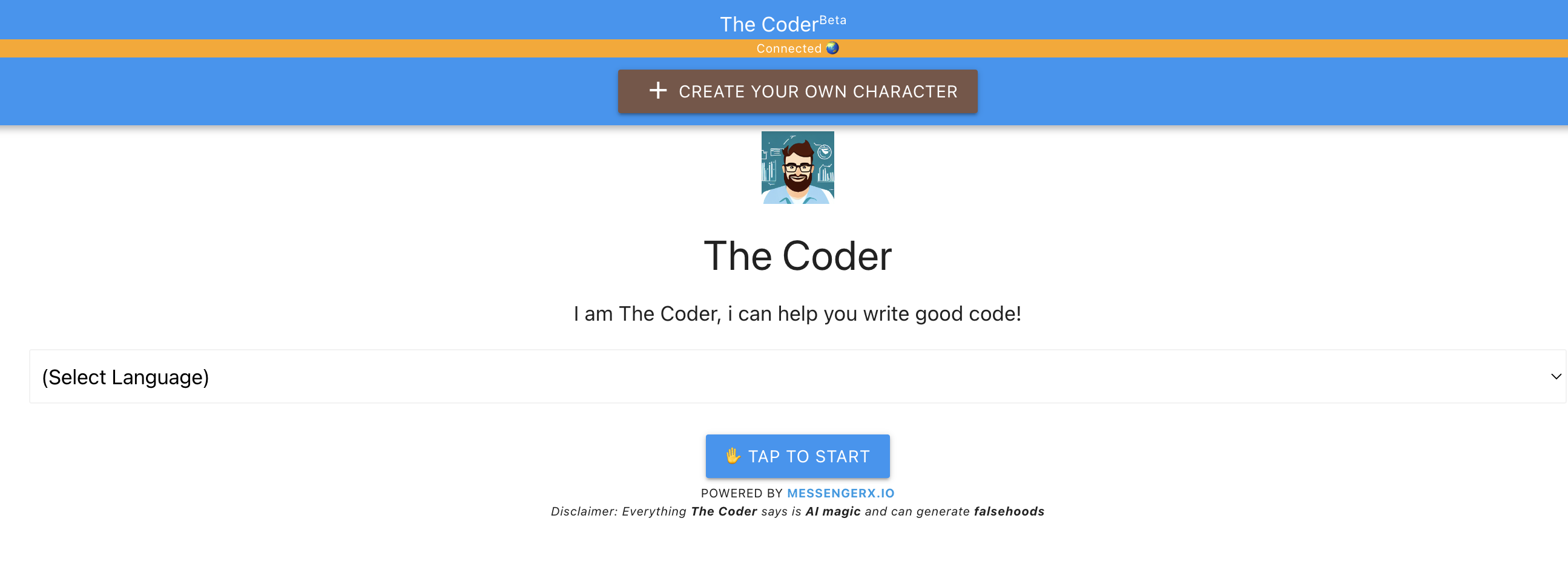 Mídia 1 de Robbie - o codificador da AI - Companheiro de codificação alimentado com chatgpt