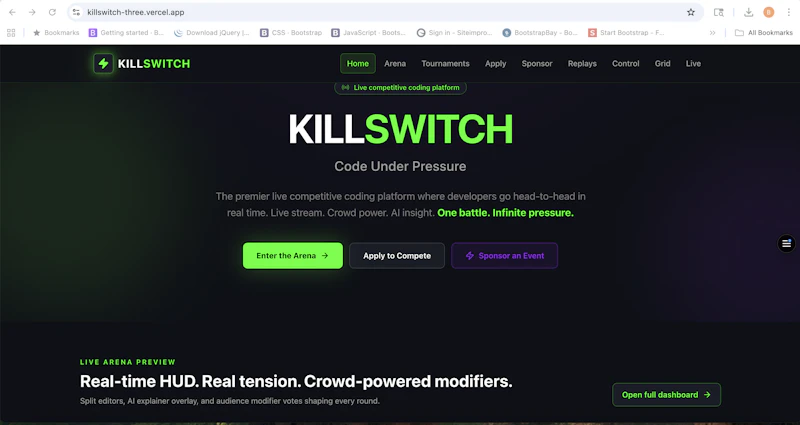 KILLSWITCH  screenshot 1