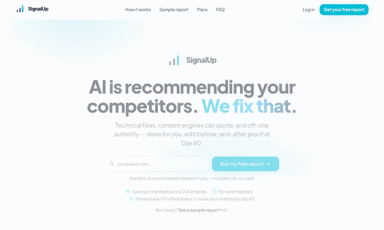 SignalUp 截图 1