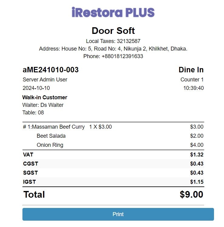 iRestora PLUS - Next Gen Restaurant POS media 6