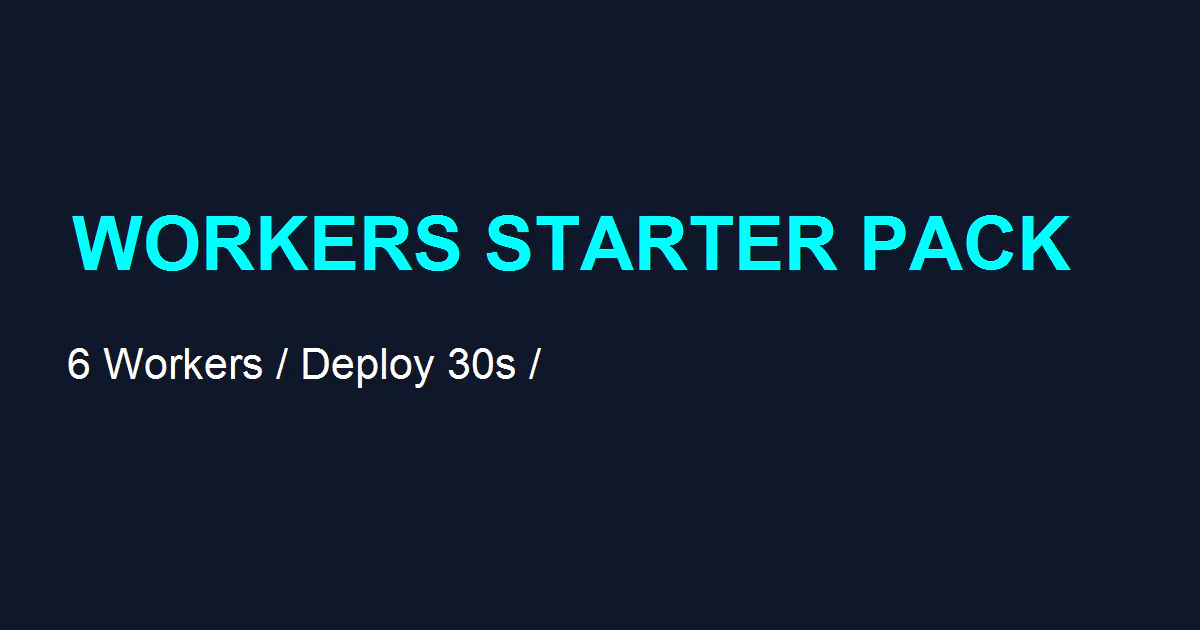 Workers Starter Pack gallery image