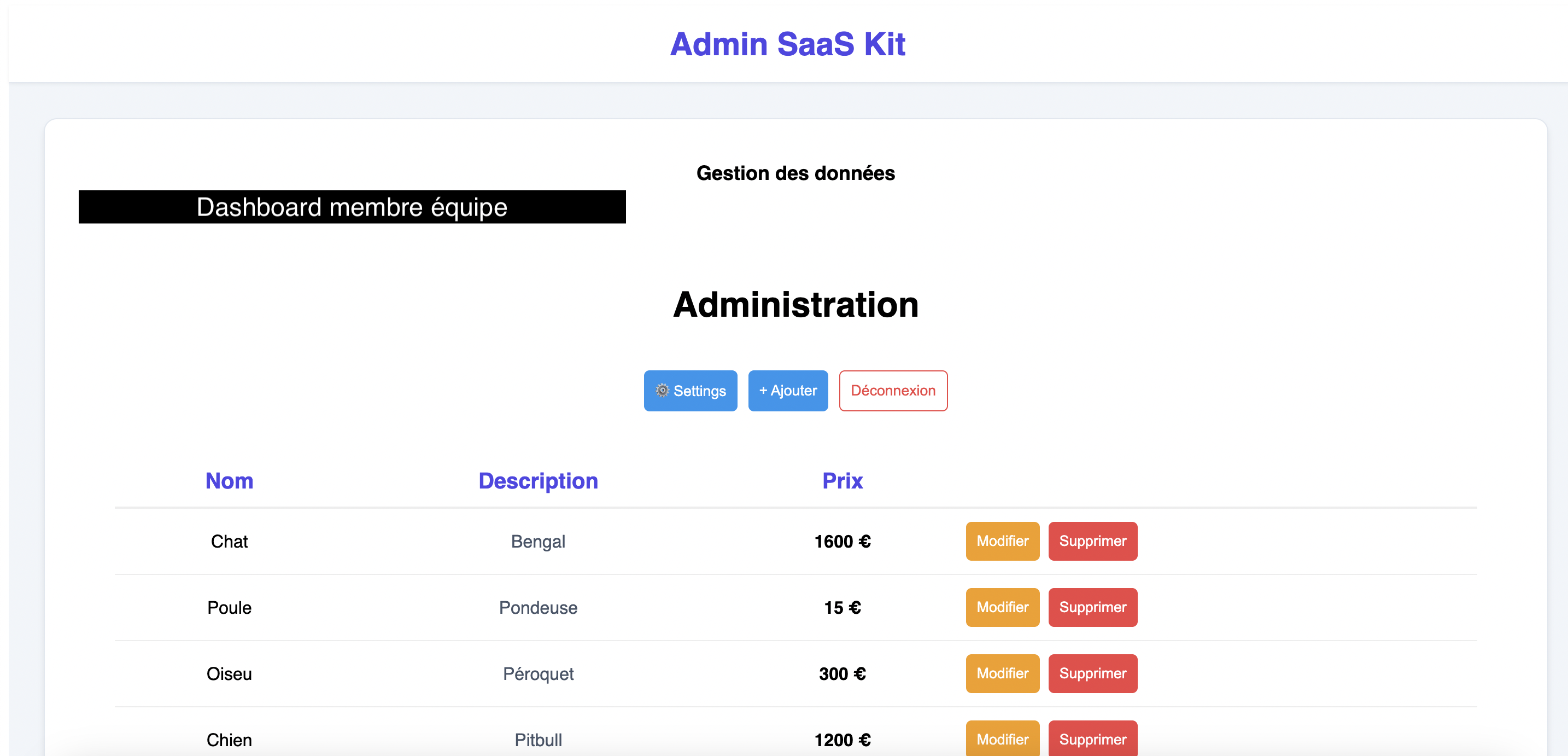 AdminCraft Backend V2 gallery image