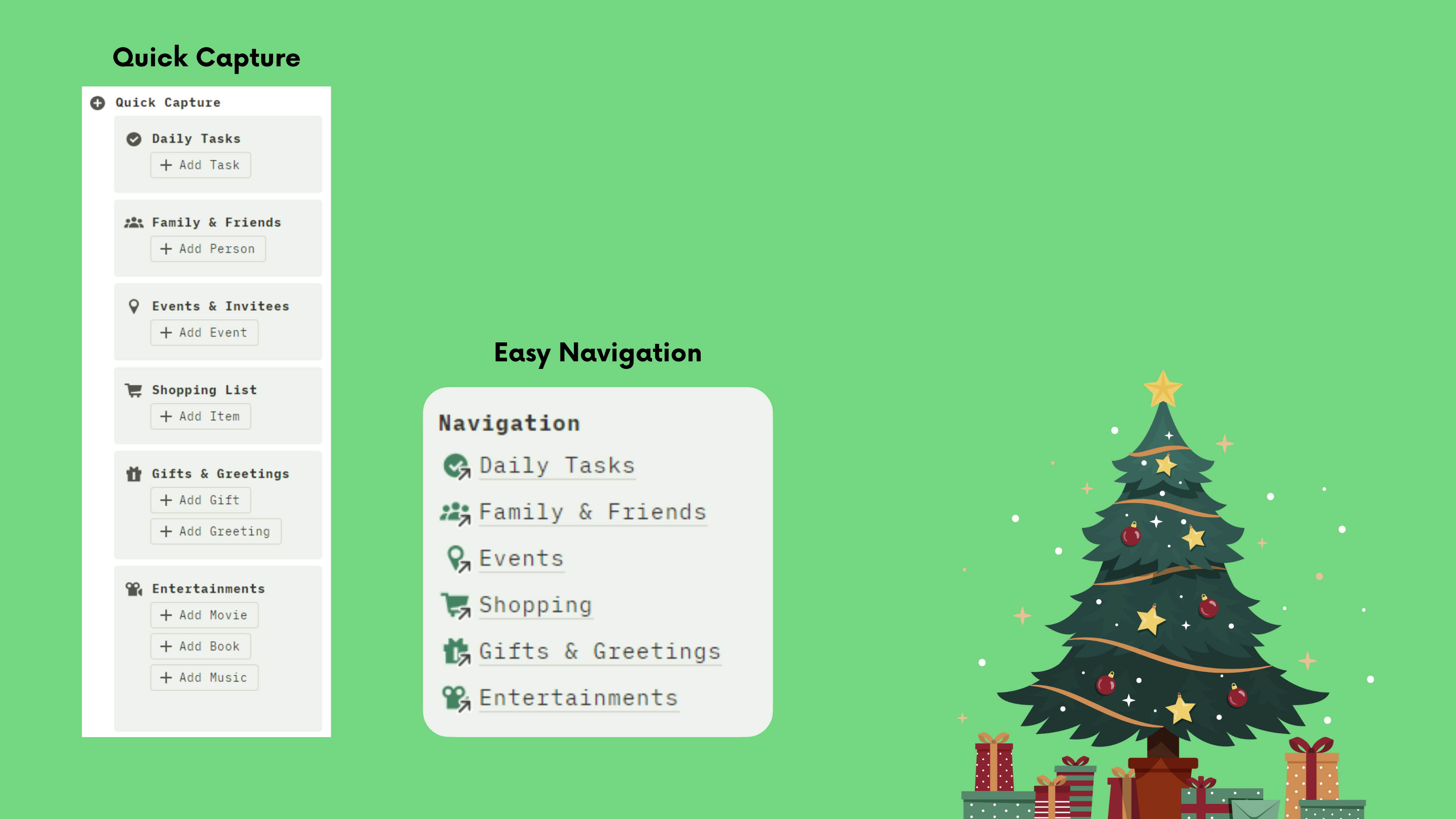 Mídia 2 de Planejador de Natal para noção - Modelo de noção para organizar tudo para o próximo Natal!