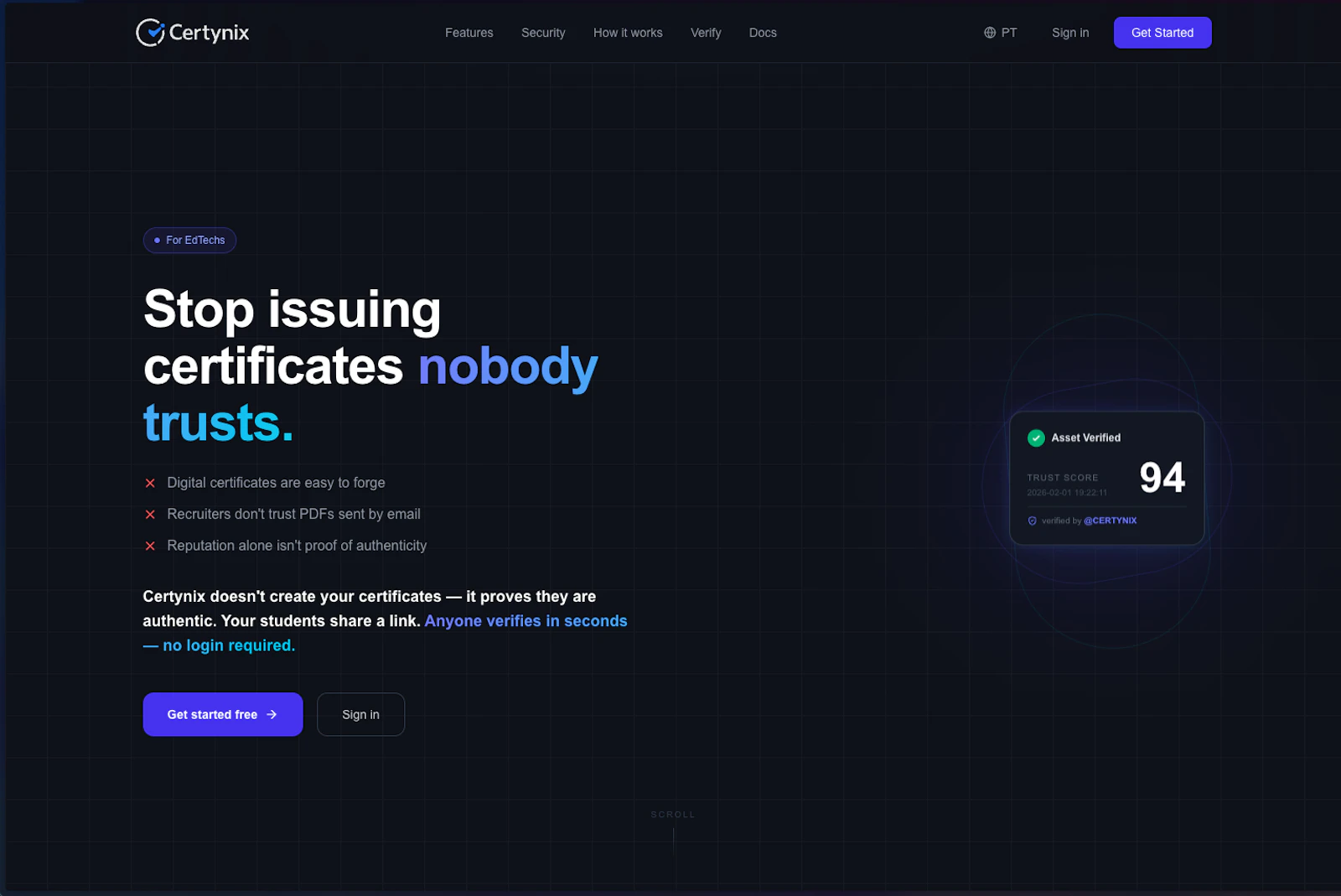 Certynix screenshot 2