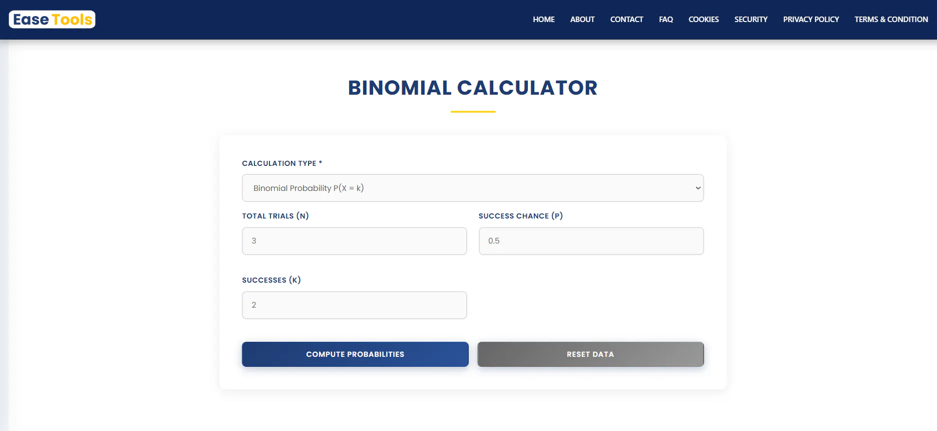Binomial Calculator gallery image