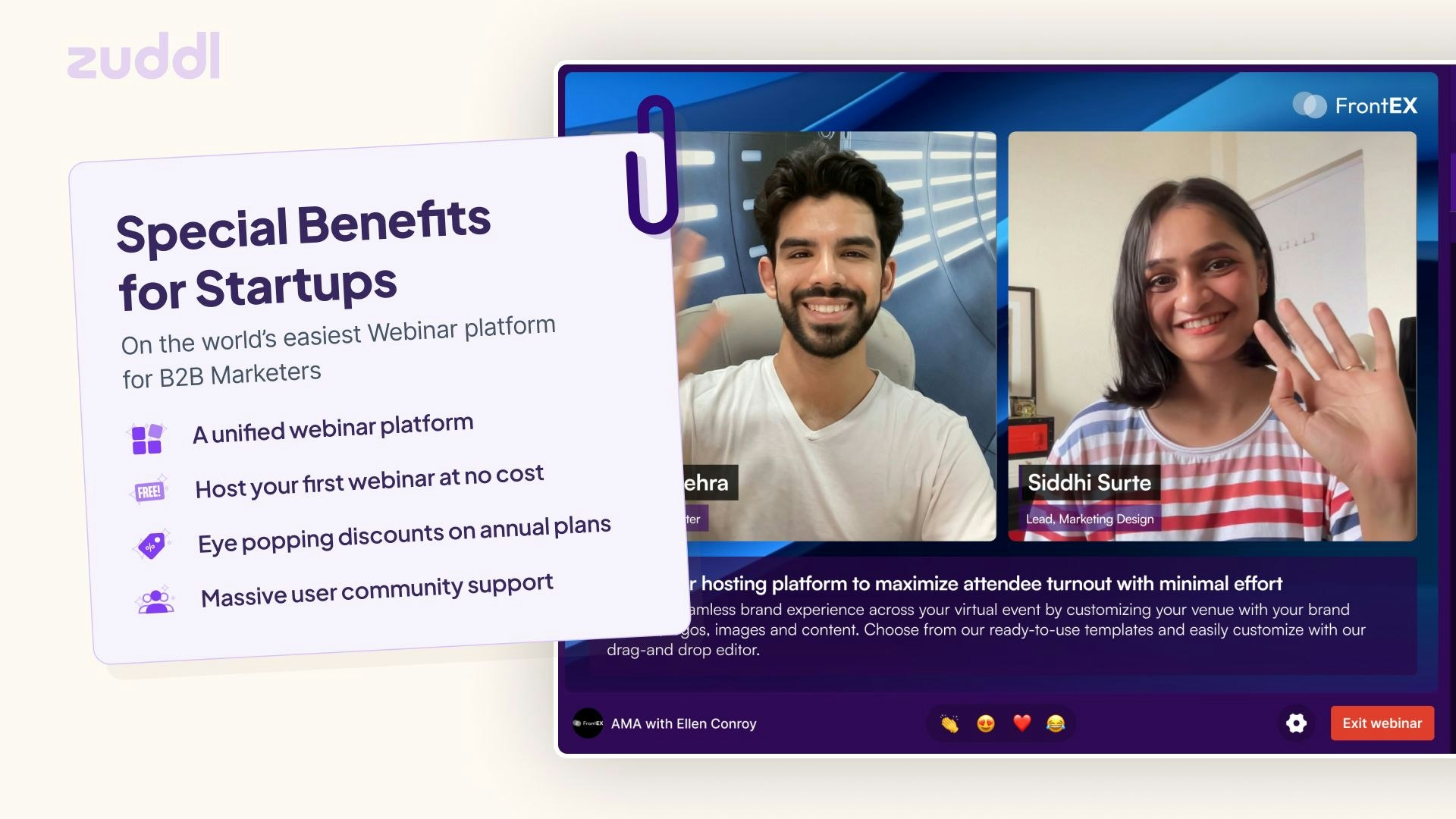 Zuddl -Webinare - Atemberaubende Webinare, die bessere Ergebnisse erzielen Medien 8