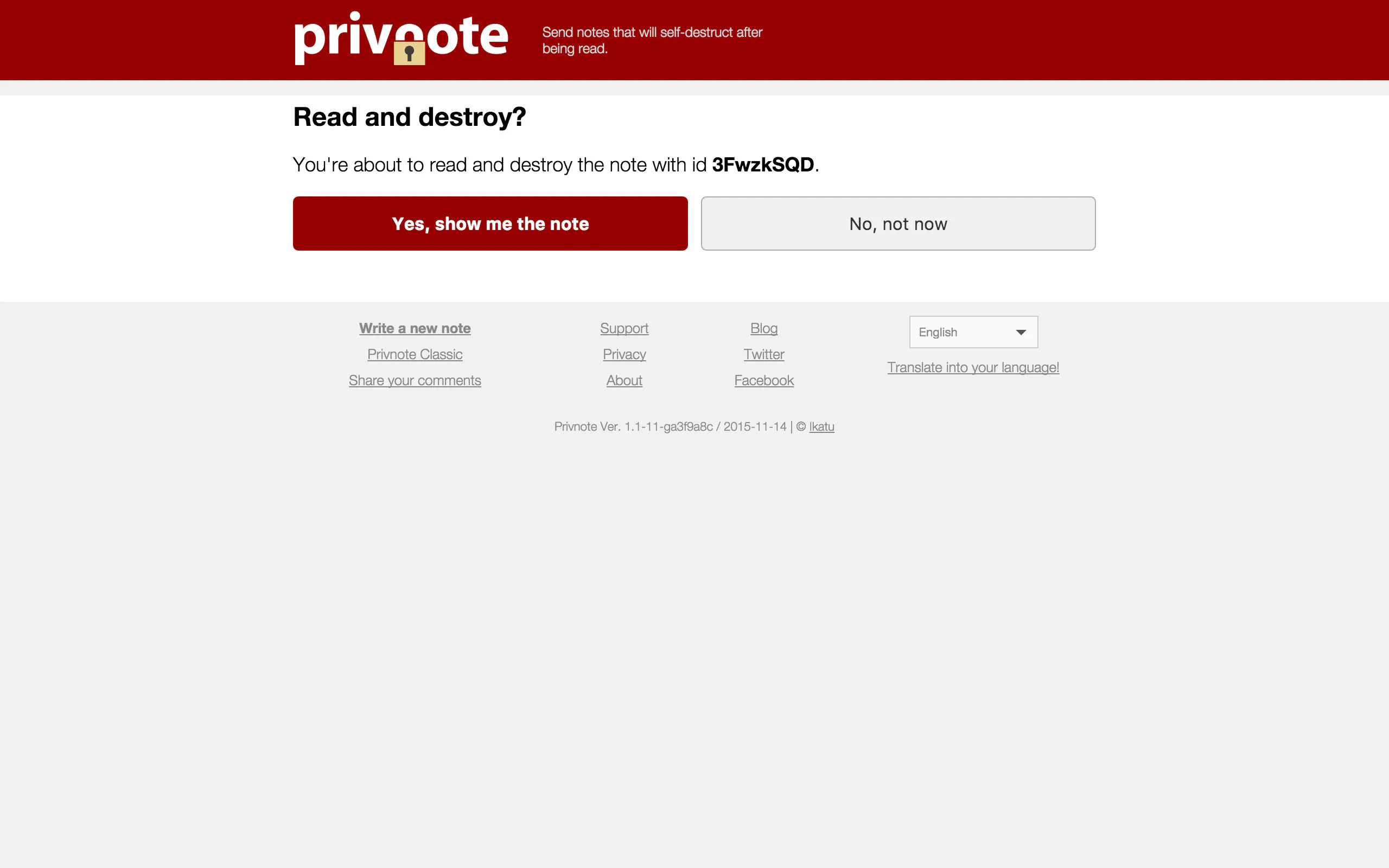 Privnote