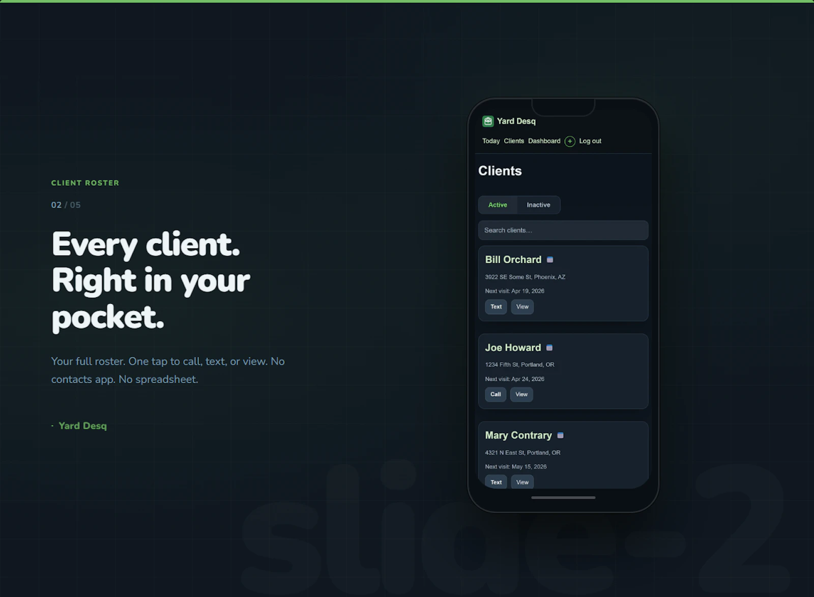 Yard Desq  screenshot 2