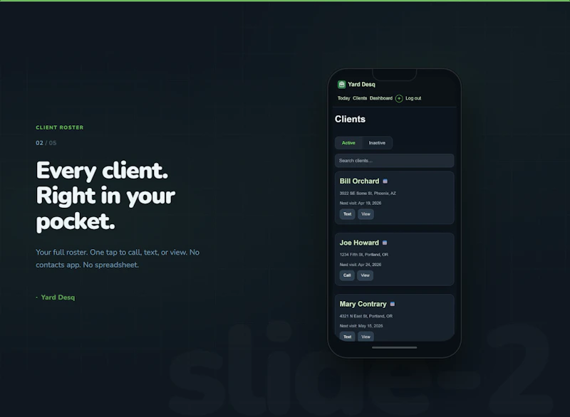 Yard Desq  screenshot 2
