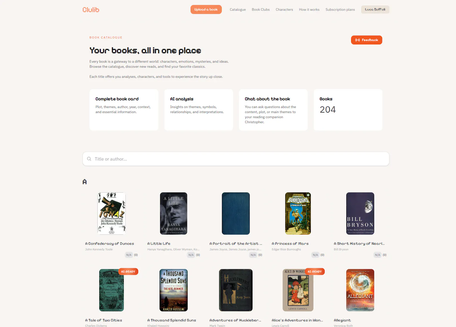 Clulib screenshot 3