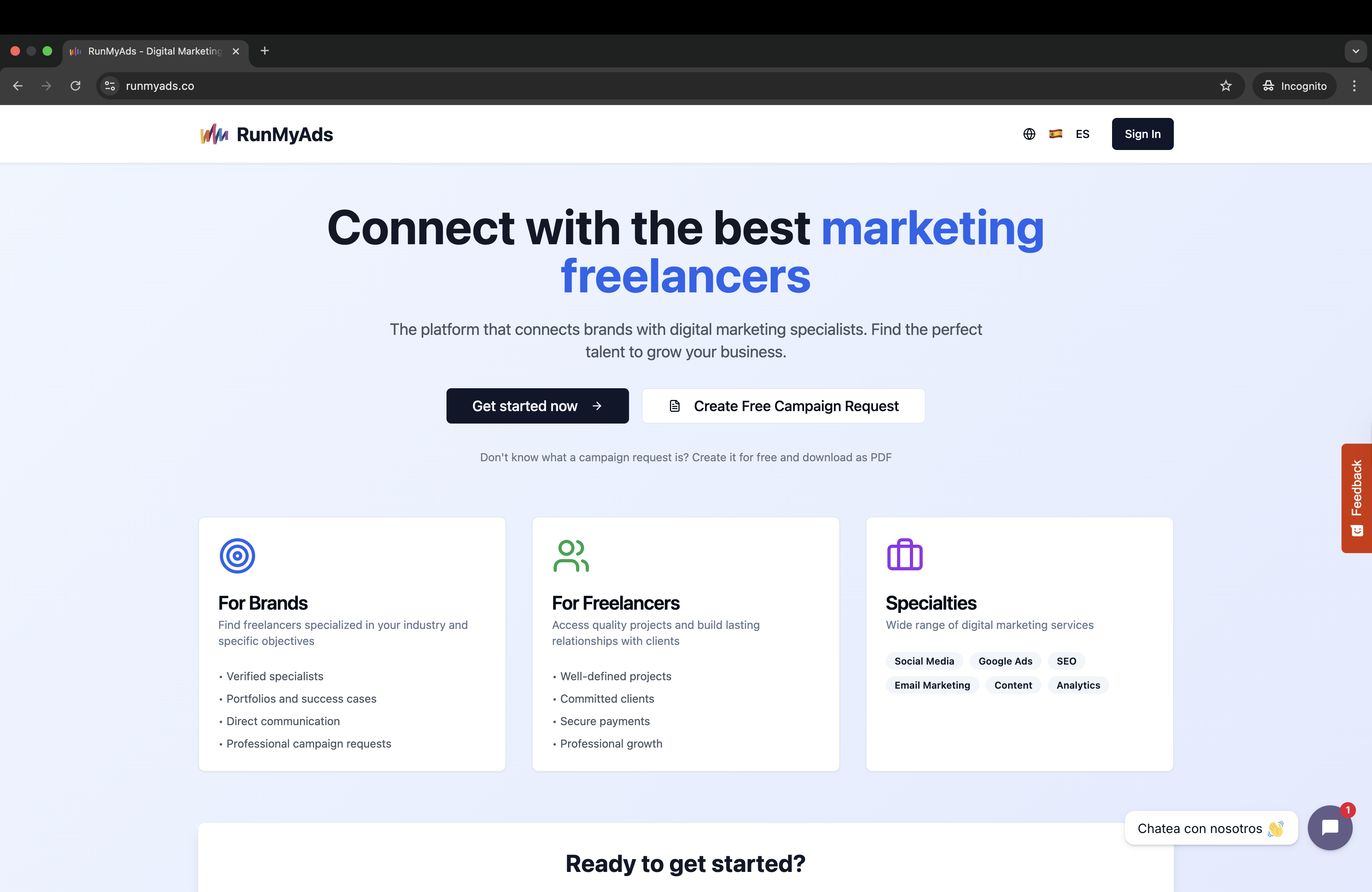 Runmyaden - Marketingmarktplaats voor merken en freelance -experts media 2