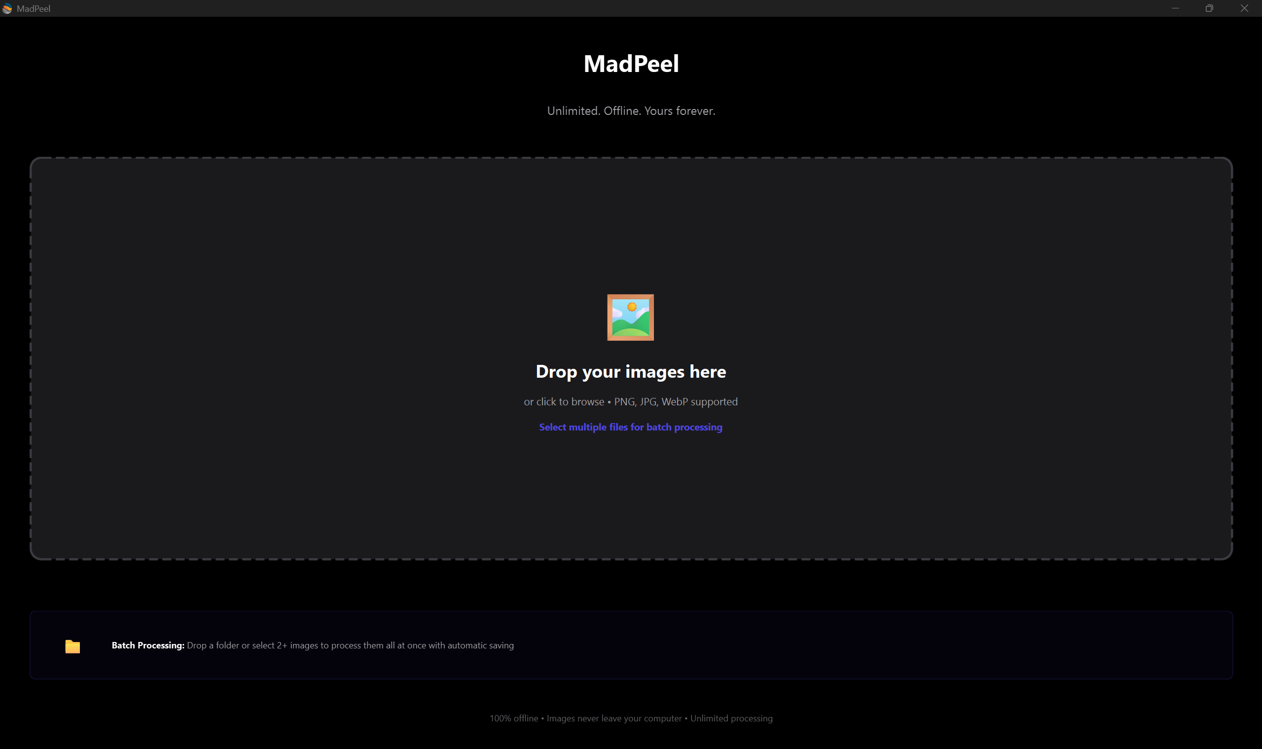 MadPeel - AI Background Remover - Screenshot 5 showing product features and functionality