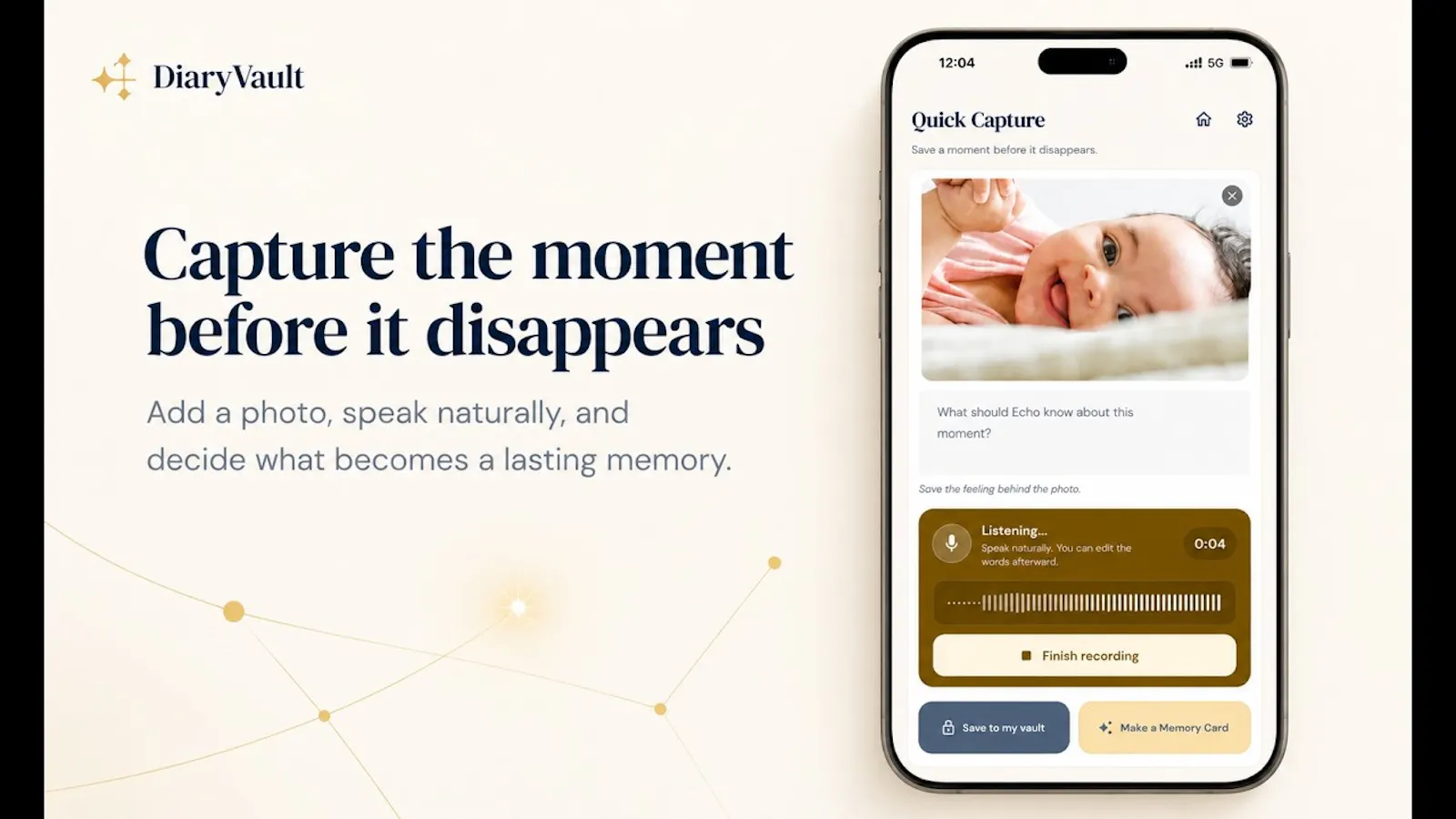 DiaryVault screenshot 1 (video preview)