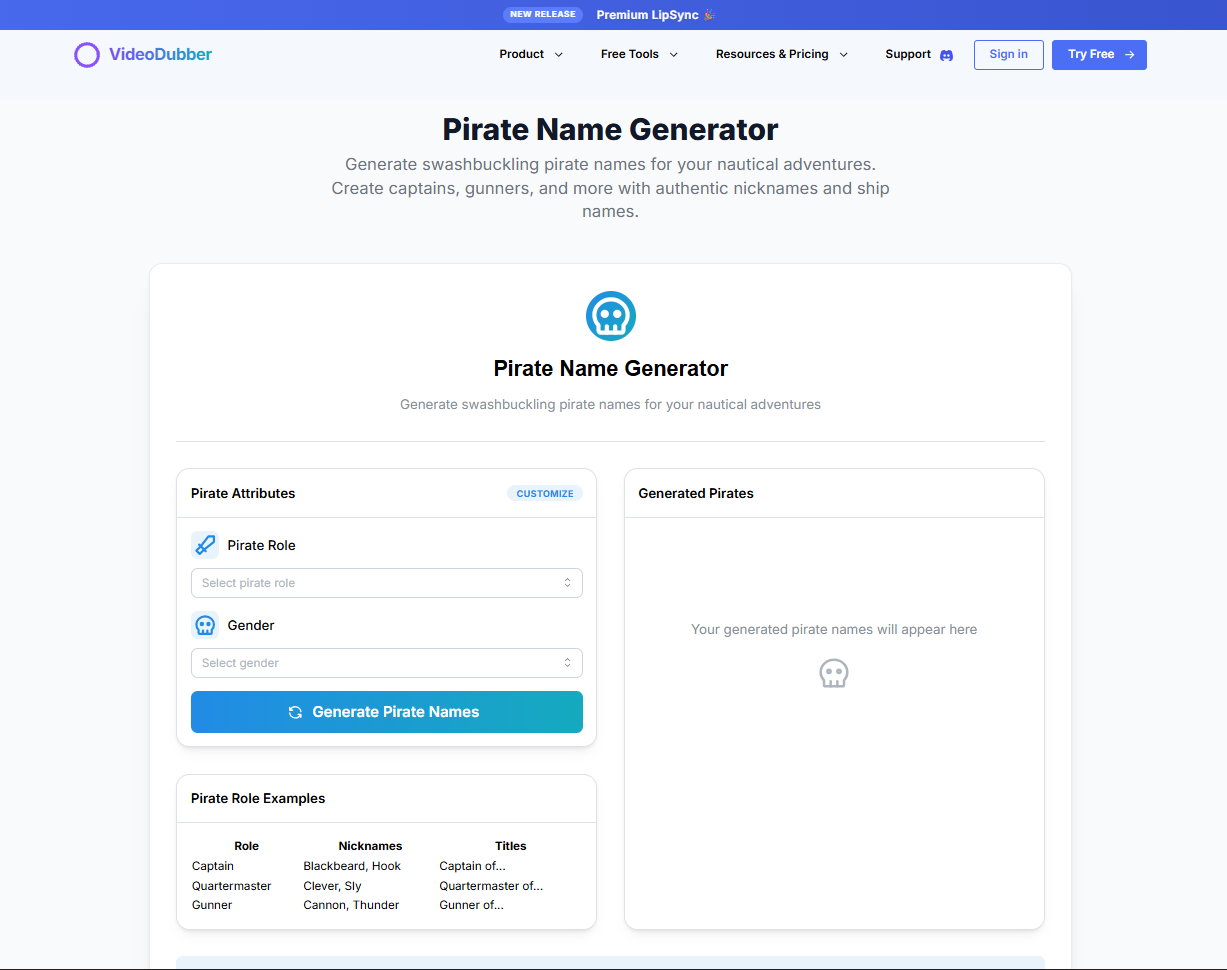 Piratennaamgenerator - Nautische naamgenerator media 3