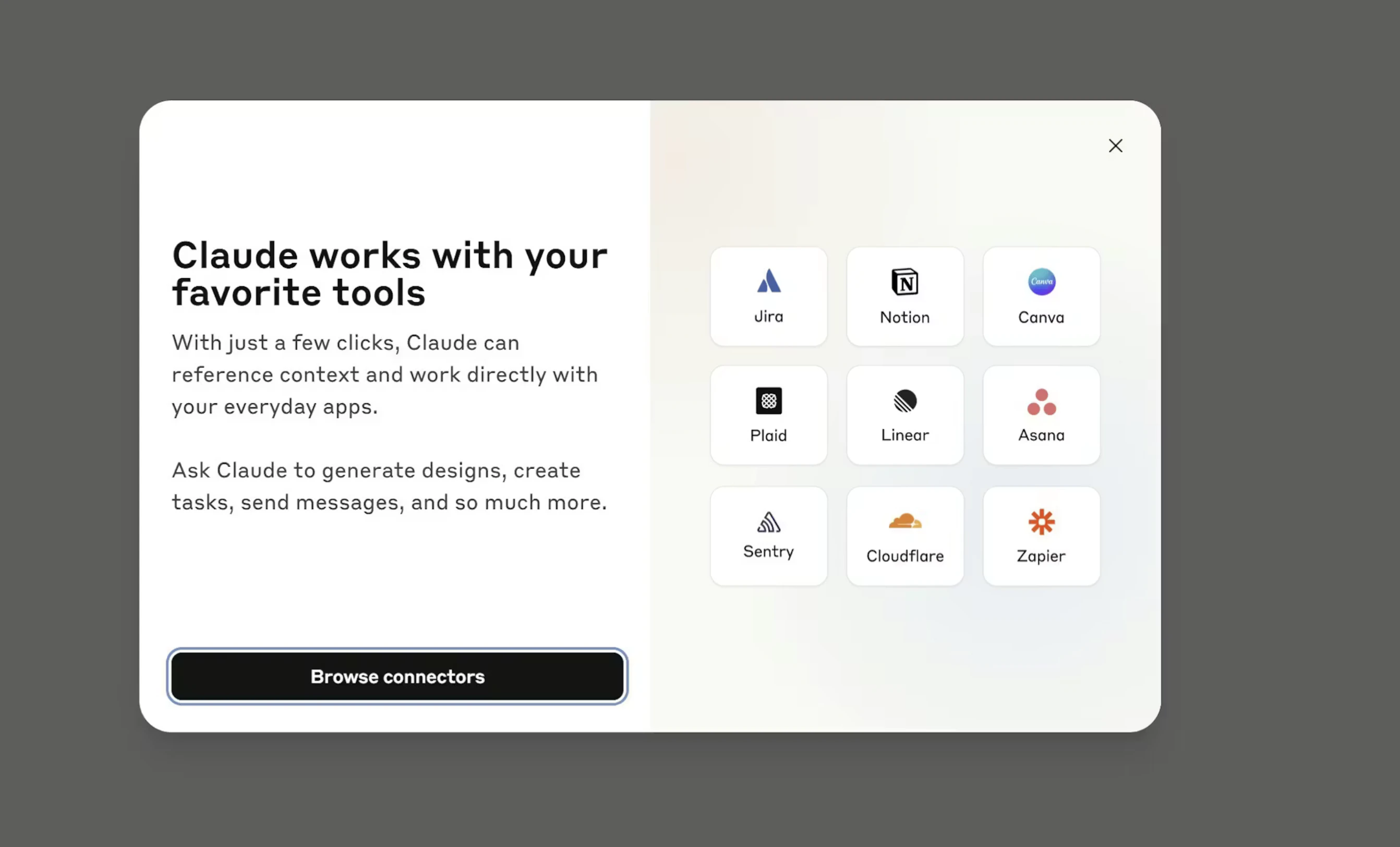 Claude Connectors screenshot 3
