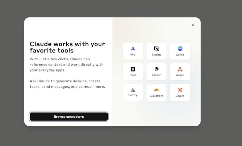 Claude Connectors screenshot 4