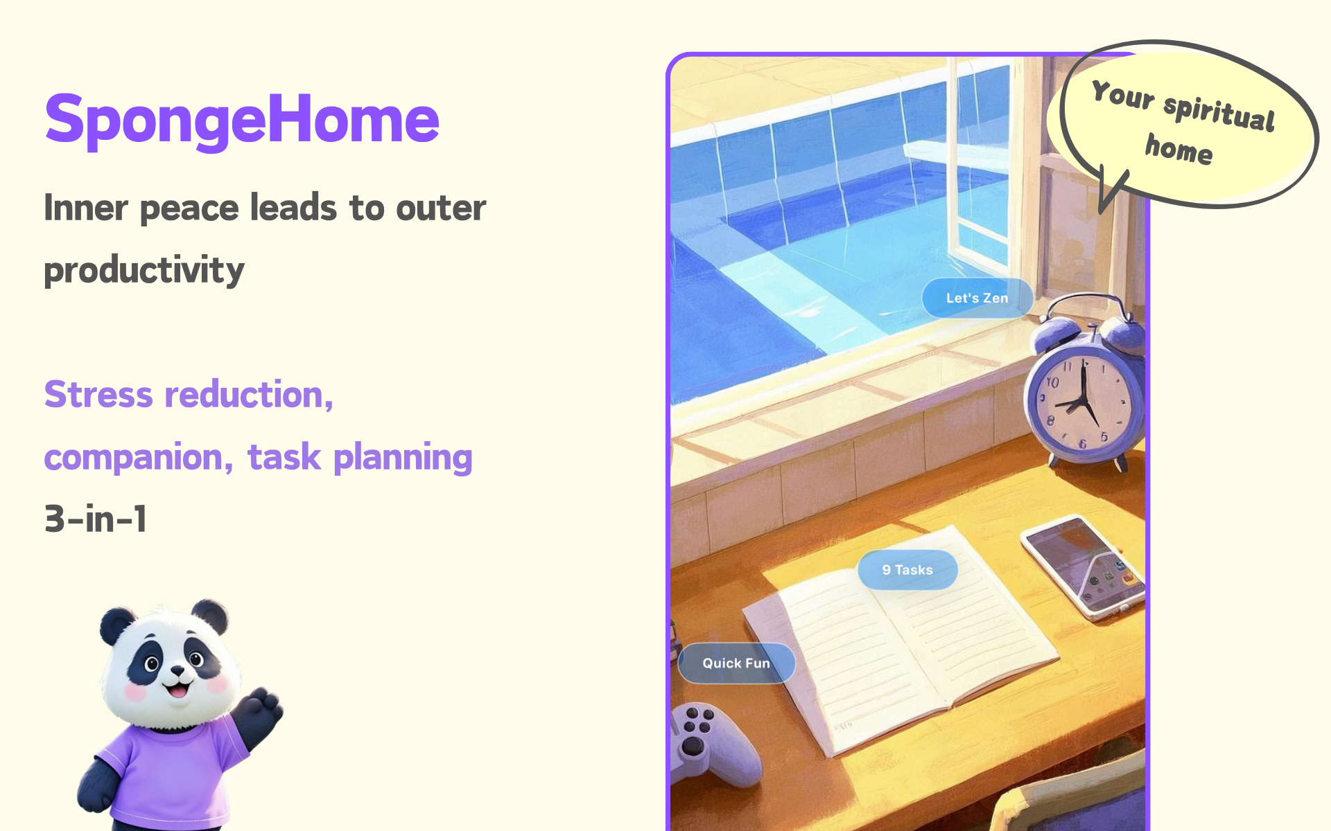 Spongehome 3.0 - 您值得信賴的多動症伴侶和生產力助理！ media 2