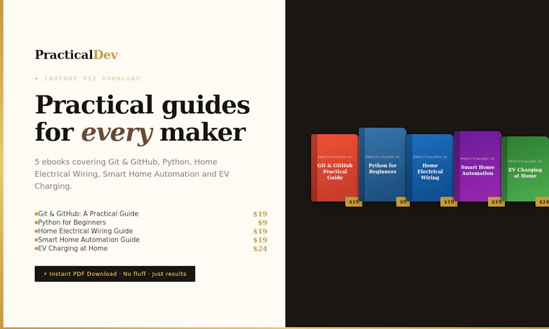 PracticalDev — Practical Ebooks & Guides screenshot 1