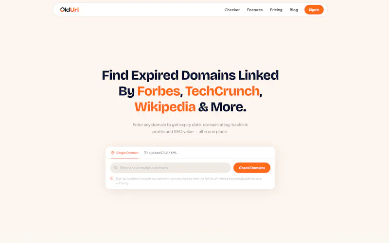 OldUrl - Quality Expired Domain Finder screenshot 1