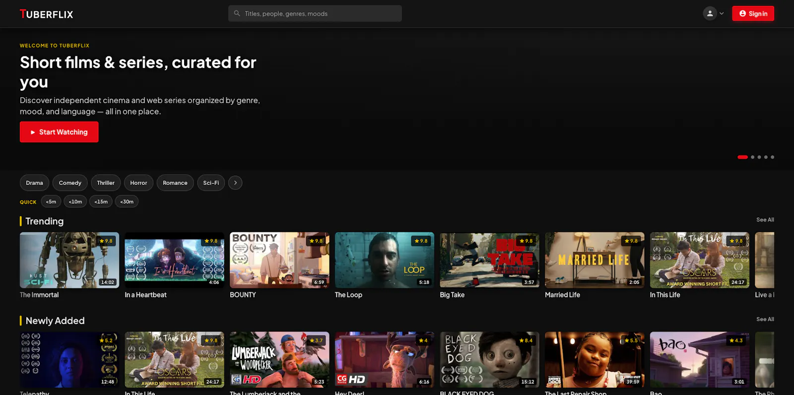 Tuberflix screenshot 4