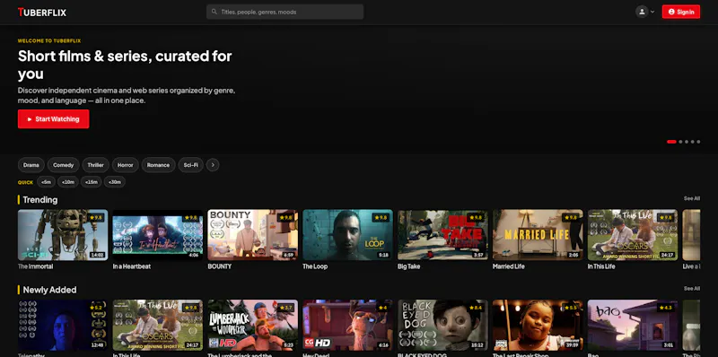 Tuberflix screenshot 4