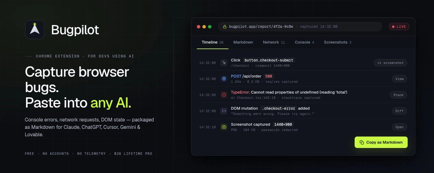 Bugpilot screenshot 4