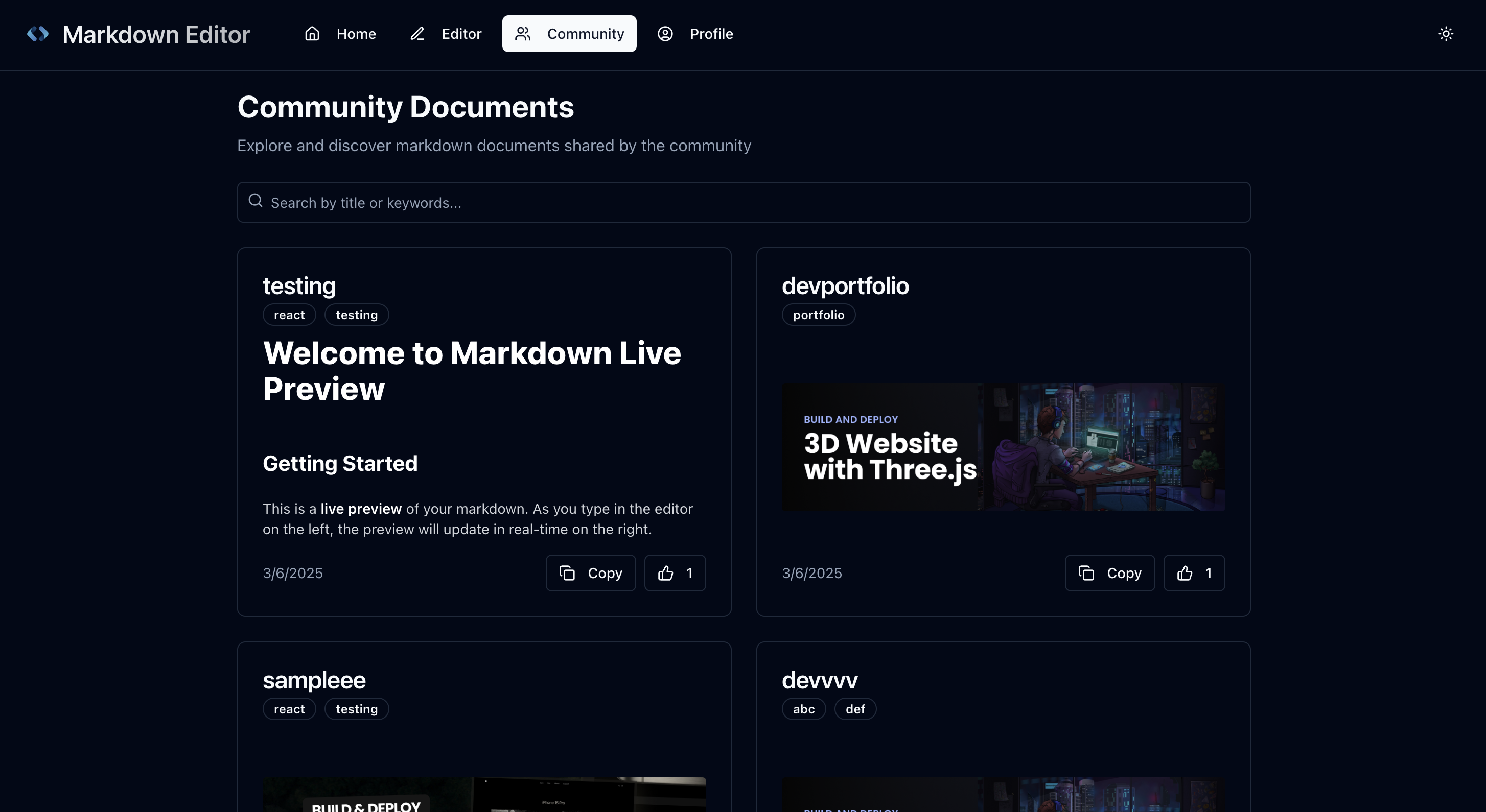 Vista previa de Markdown - Escriba a Markdown, míralo cobrar vida. media 3