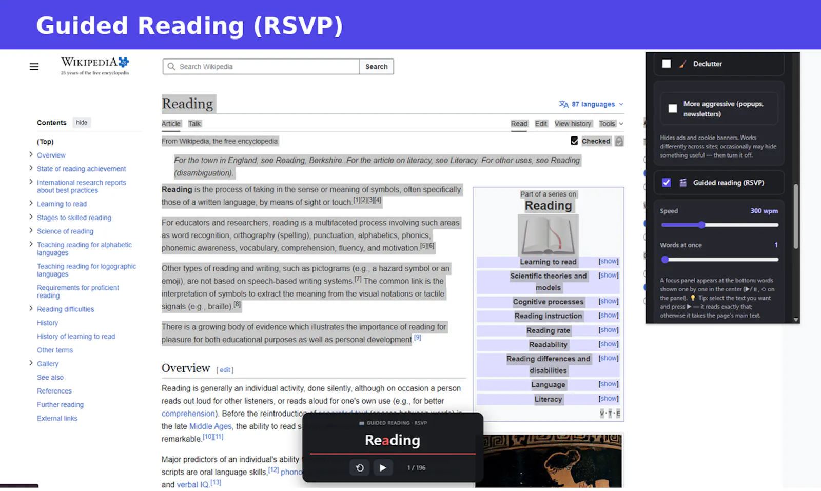 Focus Reader screenshot 5