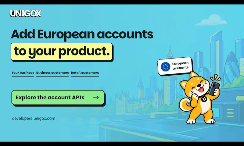 UNIGOX European Accounts API screenshot 5