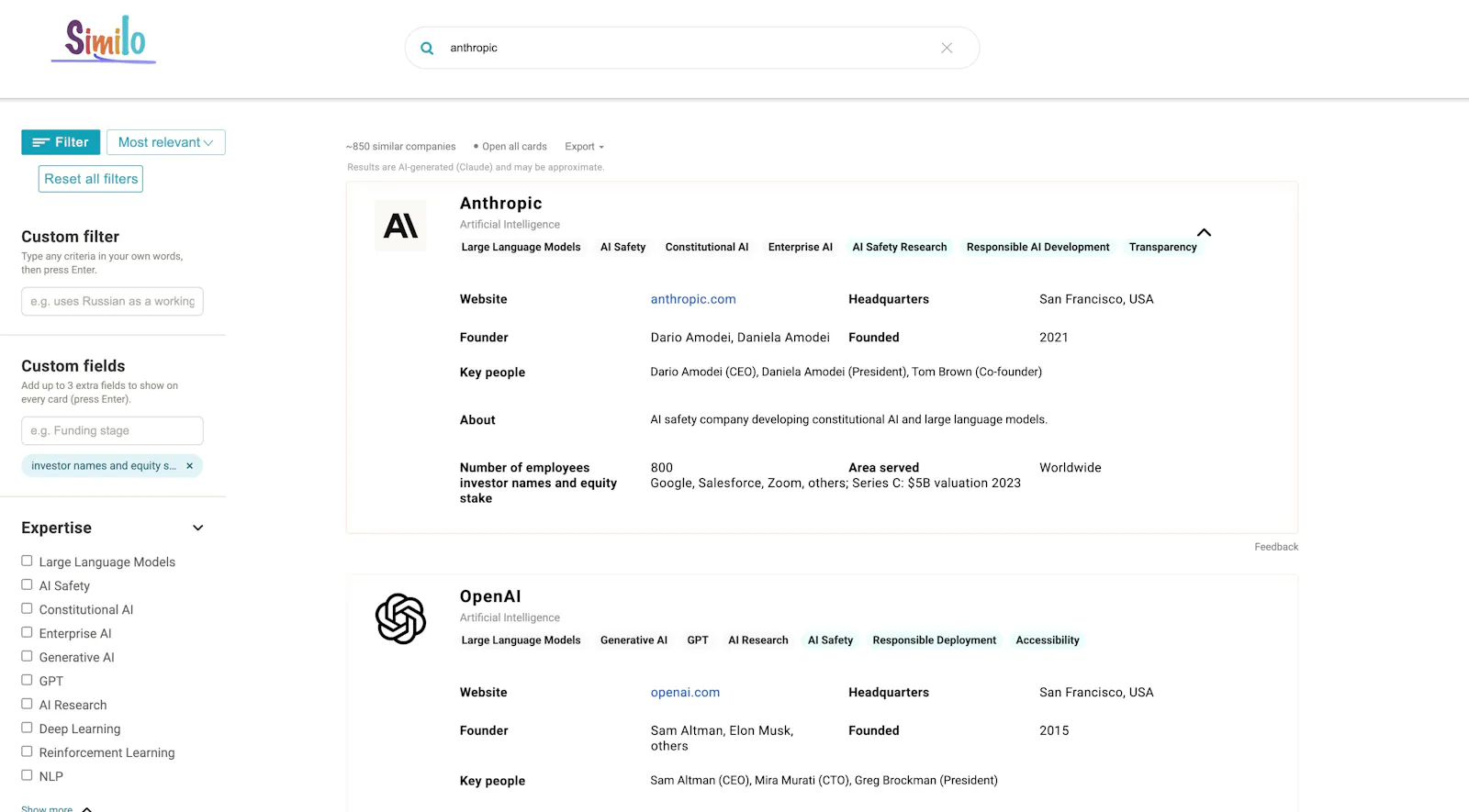 Similo screenshot 1