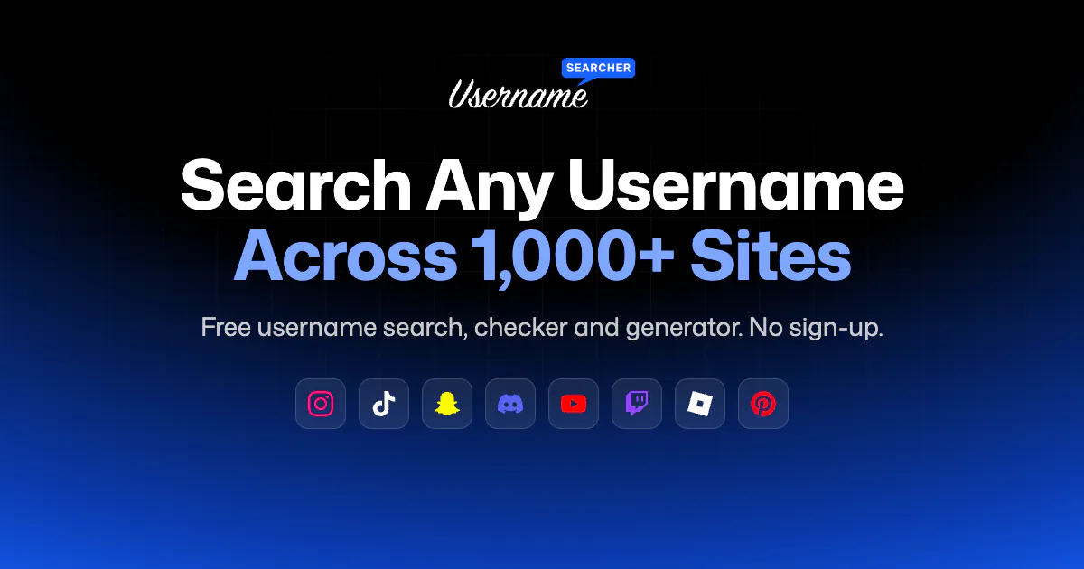 Username Searcher gallery image