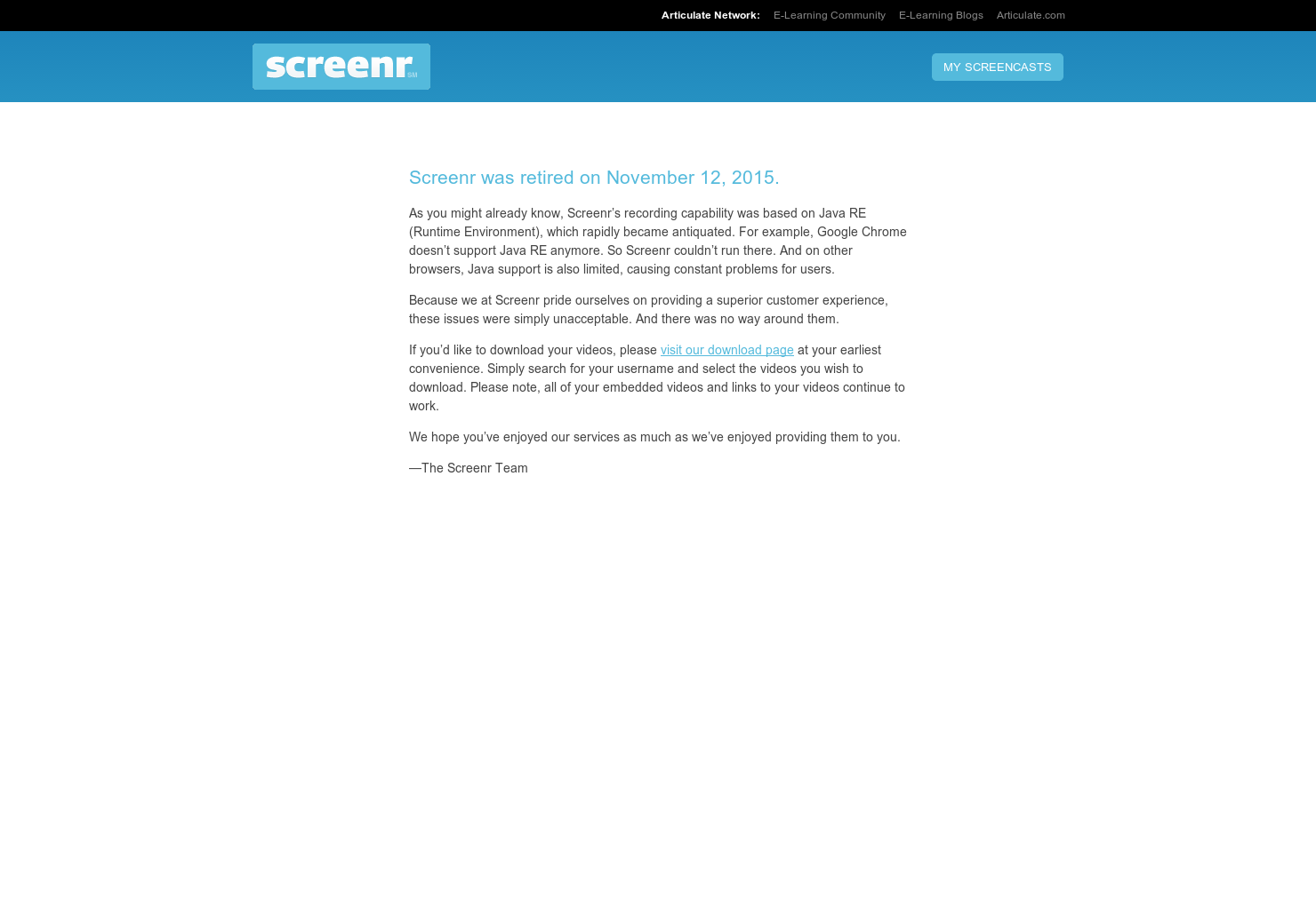 Screenr gallery image