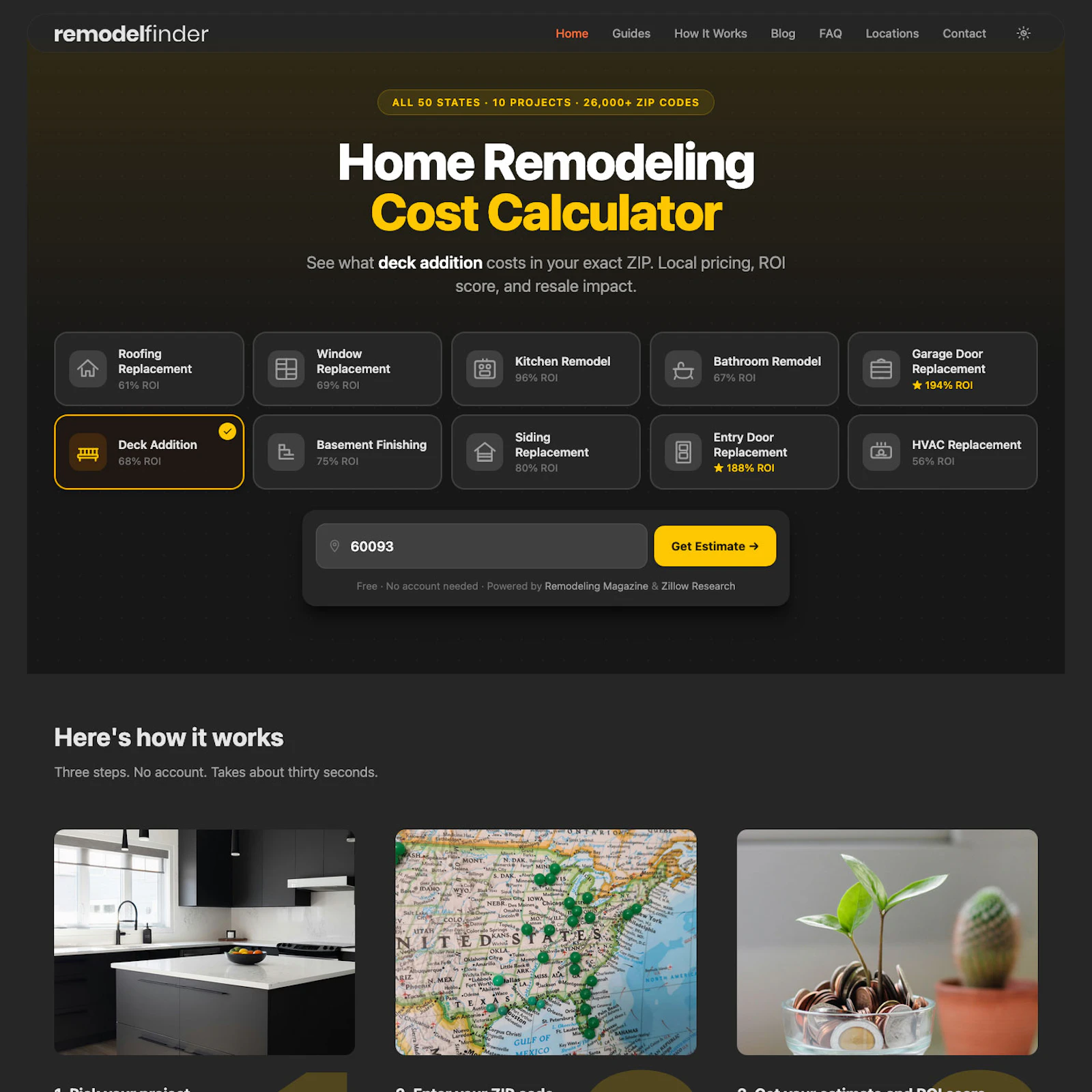 RemodelFinder screenshot 1