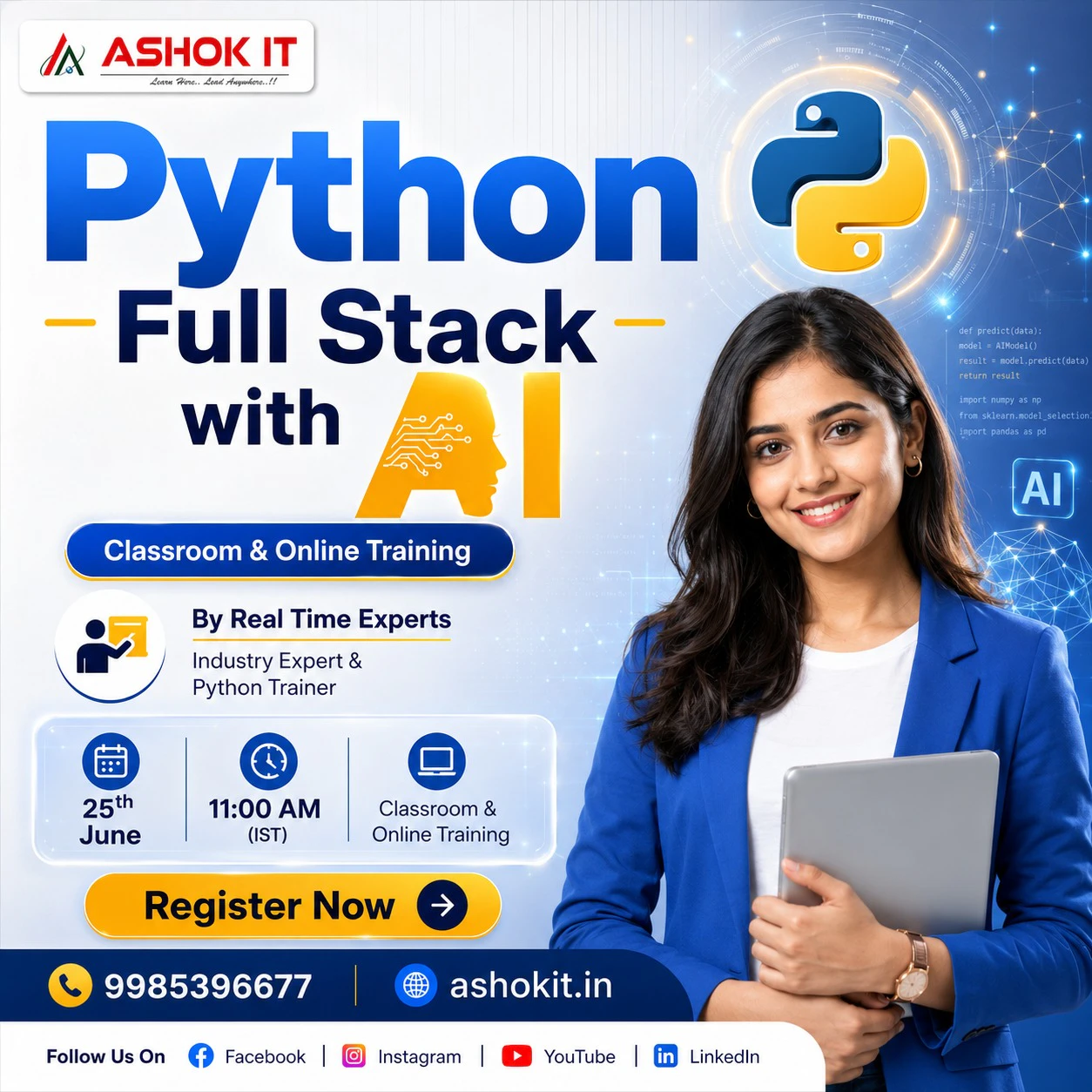 Python Full Stack with AI logo