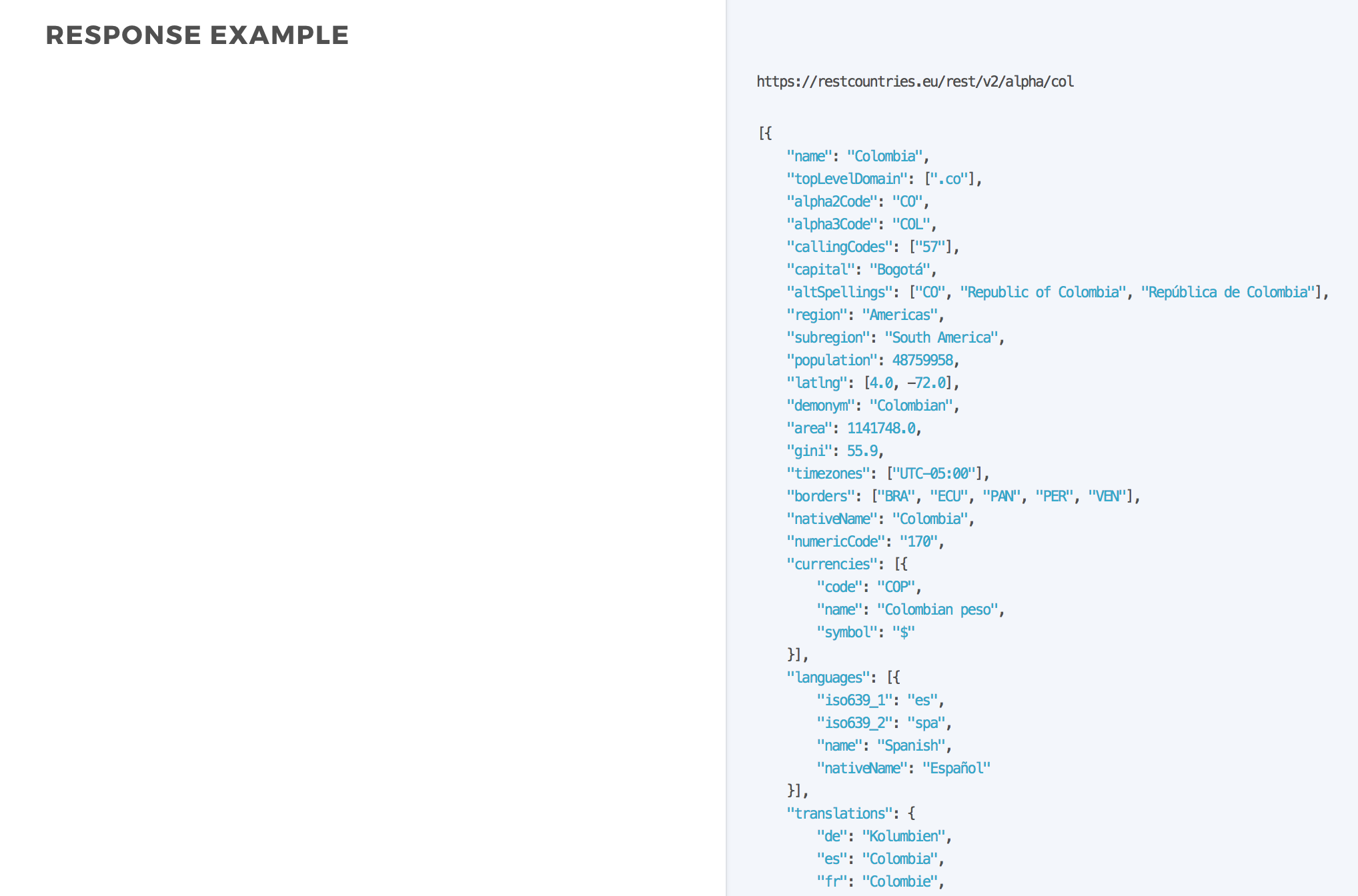 REST Countries gallery image