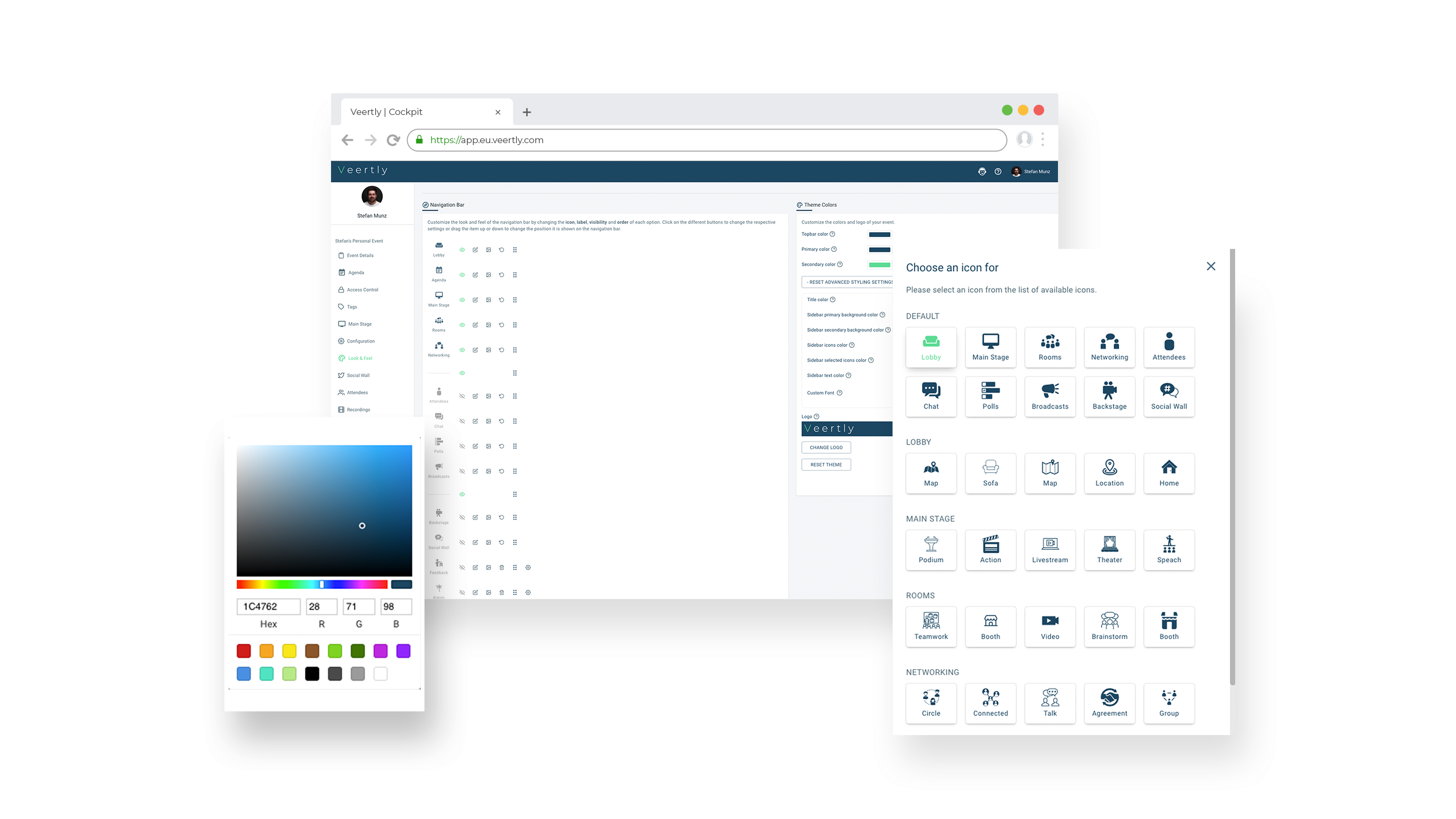 Veertly - платформа виртуальных событий - Как Хопин, но настраиваемые и справедливые цены медиа 3