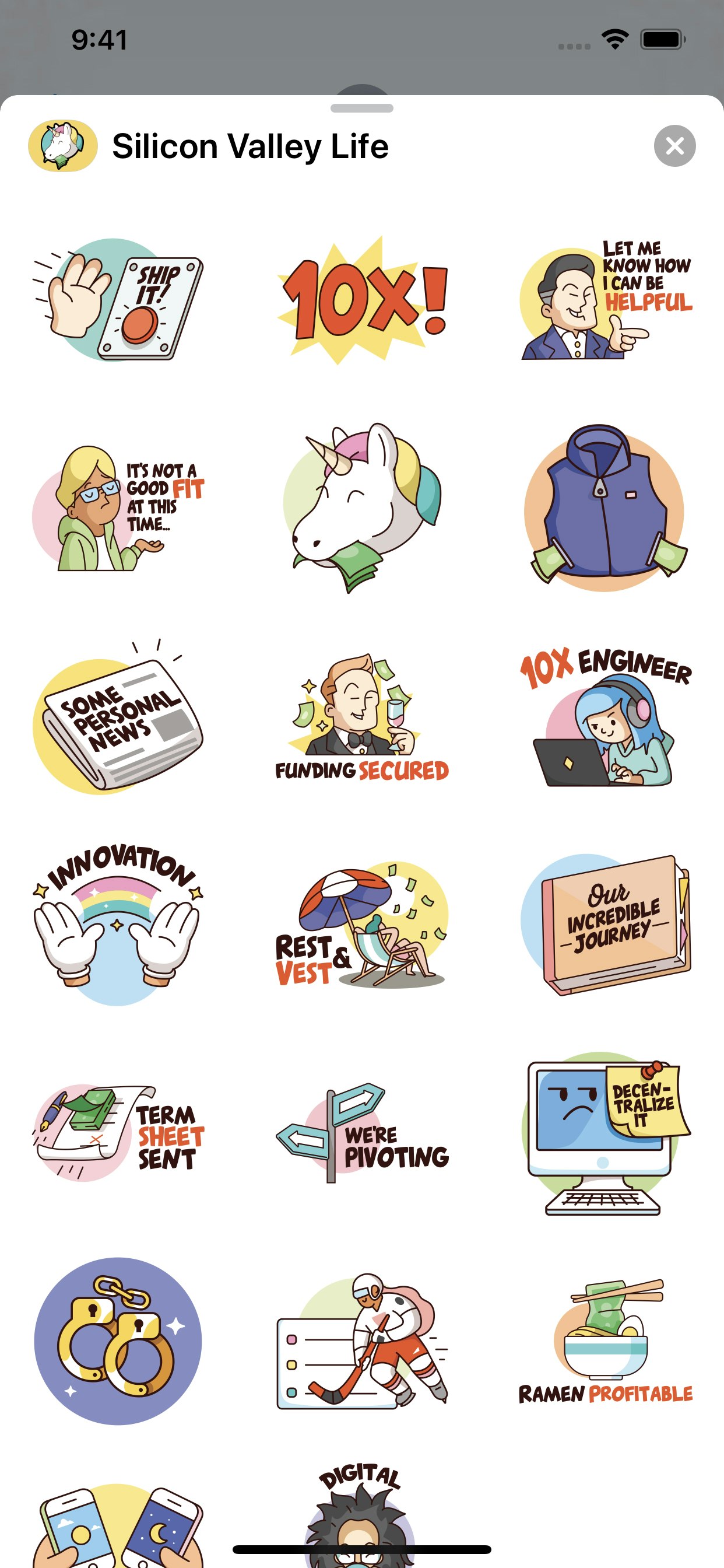 Life In Silicon Valley Stickers gallery image