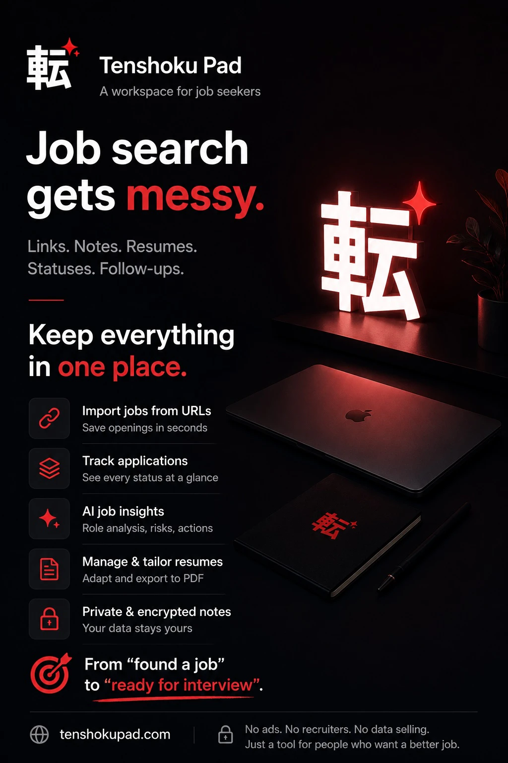 Tenshoku Pad logo